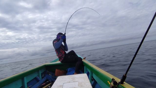 Slow Jigging Ruby Snapper..