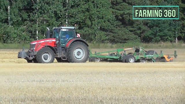 Tillage 2021 | Massey Ferguson 8737 & Amazone Catros+ 8003/2TX Disc Harrow