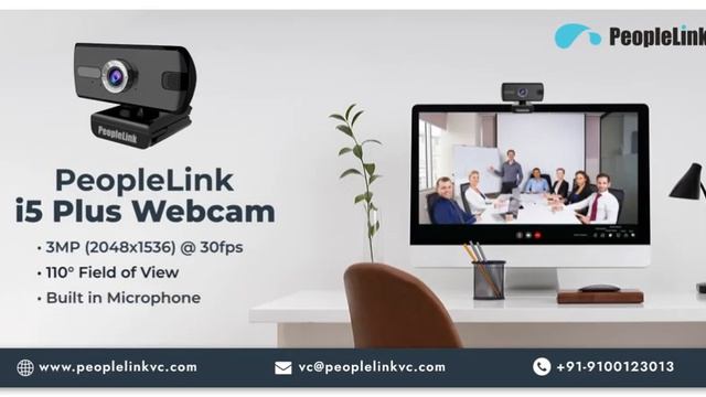 PeopleLink i5 Plus Web Camera - Professional Webcam смотреть онлайн