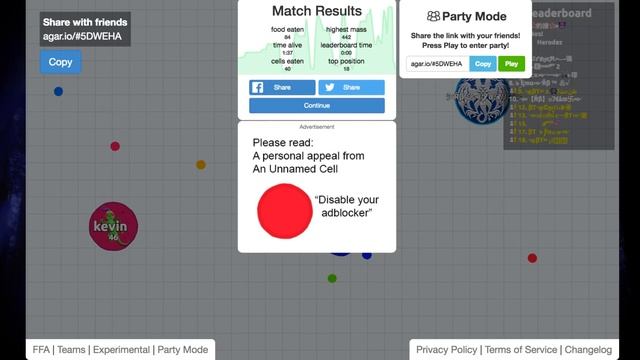 Agar.io Live Join other Live Stream Agar.io Party Radio смотреть онлайн