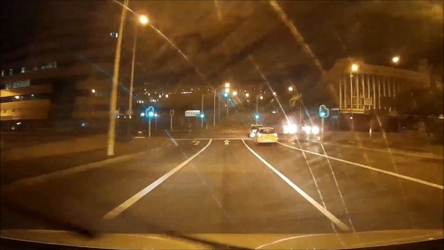 BMW Driver Jumping Red Robots In Cape Town