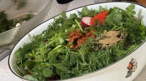Кимчи из редиса с ботвой| Radish kimchi with tops