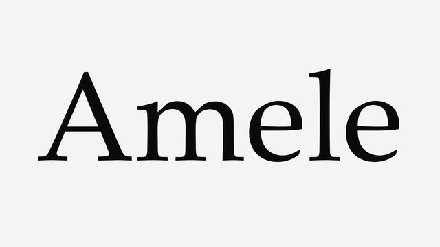 How to Pronounce Amele смотреть онлайн