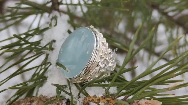 Сказочный Аквамарин "Морской Бриз, серебро 925,украшения от компании Bastet.+7 993 280 63 57 Наталь смотреть онлайн