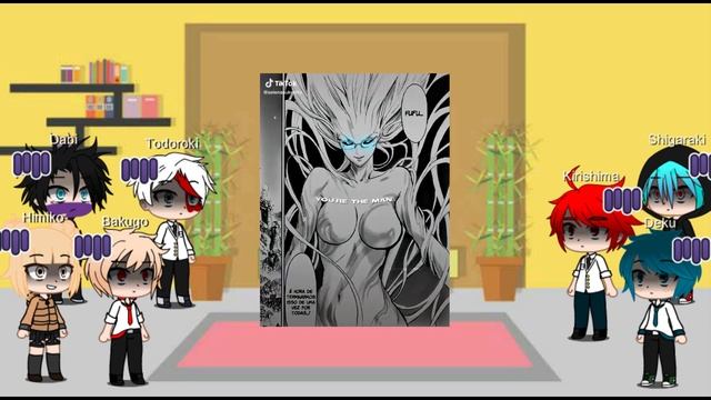 MHA&BNHA React To Saitama/Manga Spoilers/168 Chapter/MHA&BNHA реакция на Сайтаму.