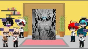 MHA&BNHA react to Saitama/Manga Spoilers/168 chapter/MHA&BNHA реакция на Сайтаму.