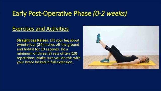 MPFL Reconstruction Rehabilitation Protocol