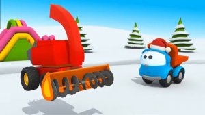 Мультики про машинки Грузовичок Лёва и Новый Год!Новогодние мультики !