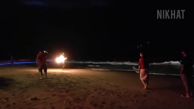 Night view Cafe Lilliput || Fire show || Goa vlog 11 || Day 3 || Nikhat смотреть онлайн