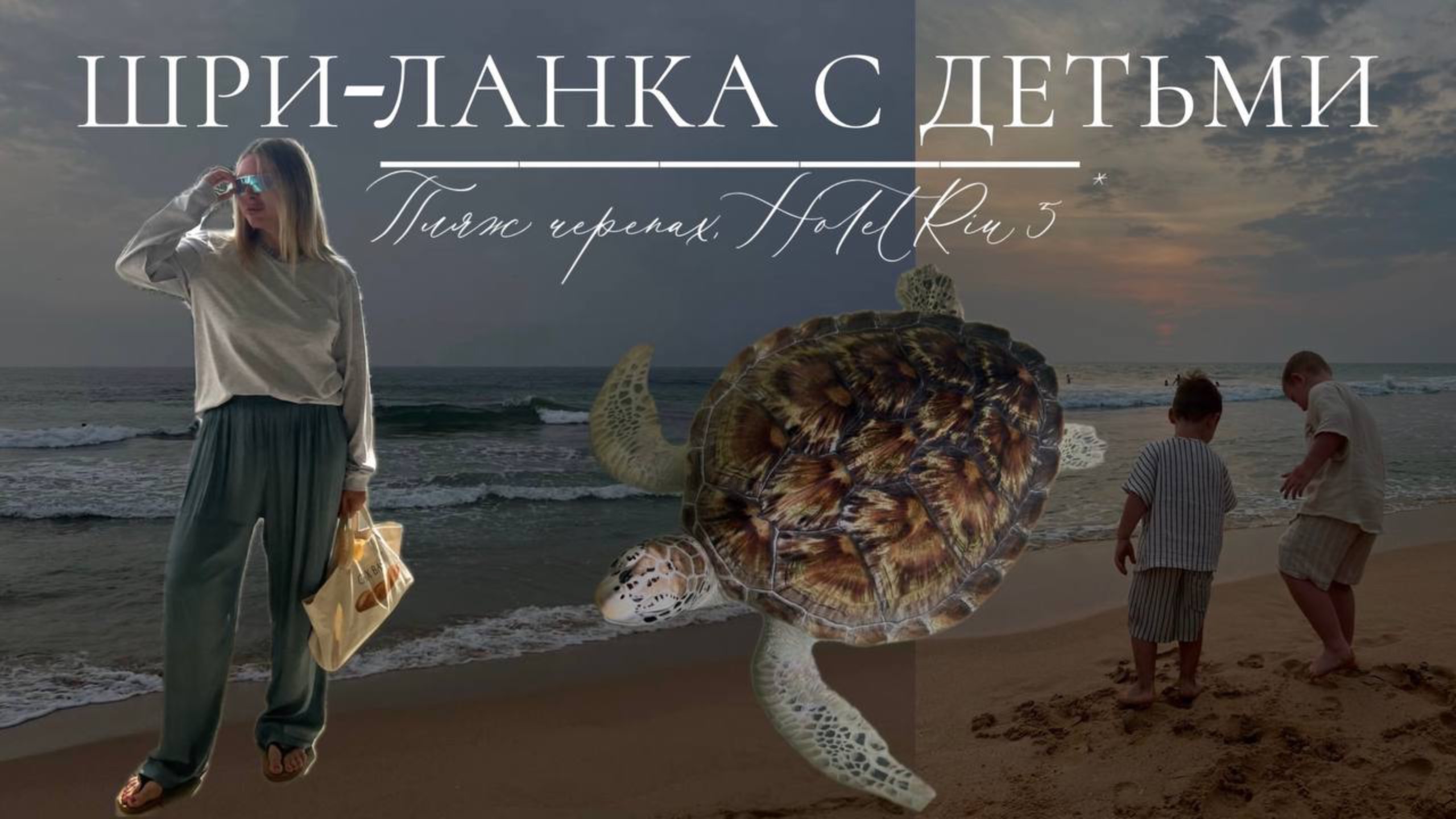 Влог: отпуск на Шри-Ланке с детьми, Hotel Riu 5*, поездка на пляж черепах и на черепашью ферму смотреть онлайн