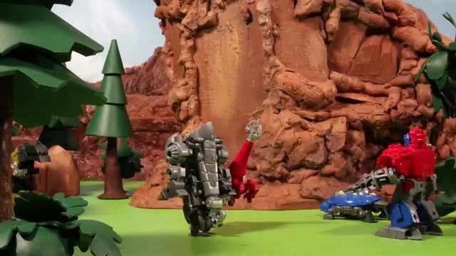 Optimus Prime Dino Mode! | Stop motion | FULL Episode | Transformers Junior смотреть онлайн