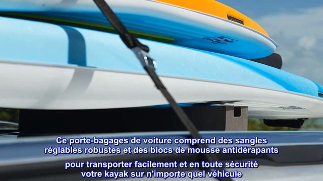 Bon produit - Pelican Boats - Kit de porte-bagages de toit universel pour kayak et SUP - PS0481-3 смотреть онлайн