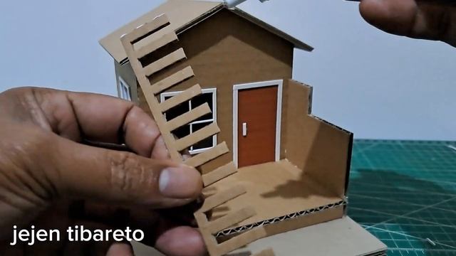 CARA MEMBUAT RUMAH MINIATUR DARI KARDUS #183 RUMAH PEDESAAN смотреть онлайн