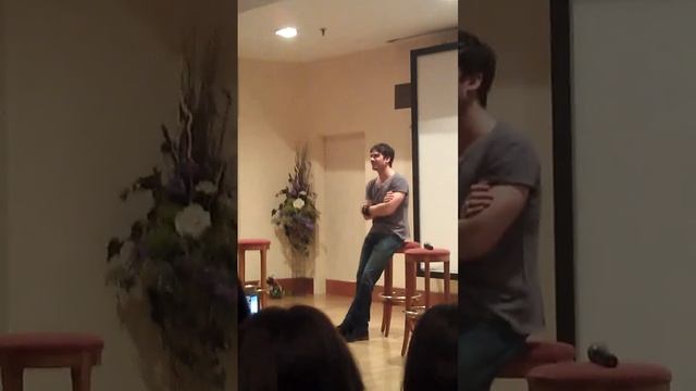 Йен об Елене и братьях (Йен Сомерхолдер в Москве/ Ian Somerhalder In Moscow)