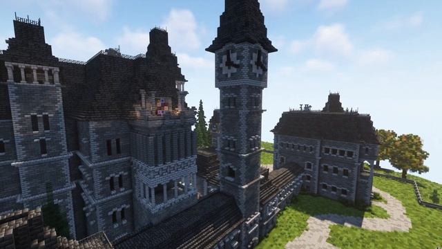 I Built Nevermore Academy In Minecraft!