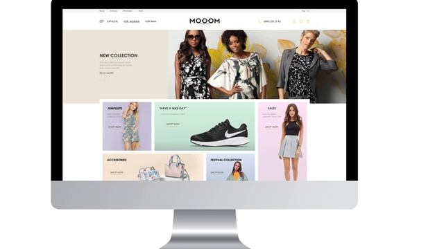 Номе page online-shop MOOOM смотреть онлайн