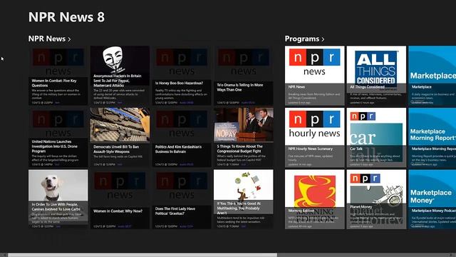 Windows 8 App Review - NPR News 8 смотреть онлайн