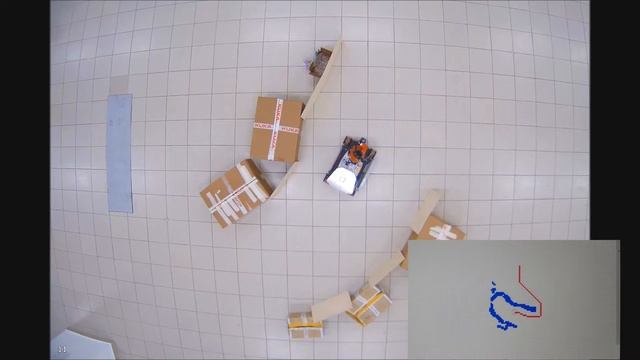 KUKA YouBot, path planning using modified A* смотреть онлайн