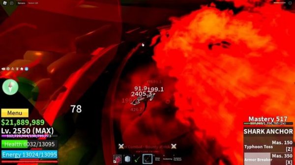 ⚓Shark Anchor & Sanguine Art Combo🩸 | Blox Fruits Bounty Hunting