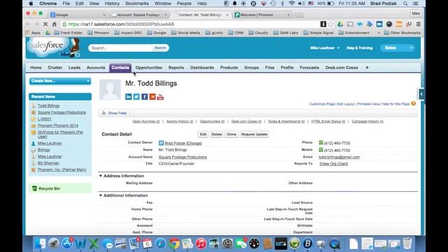 Phonami Video - Connecting calls to Salesforce and Salesforce1 смотреть онлайн
