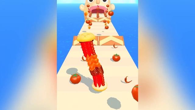 Sandwich Runner Max Levels Gameplay Mega MEAT & Double TOMATO sandwich 🍅🍖🍅🥪 смотреть онлайн