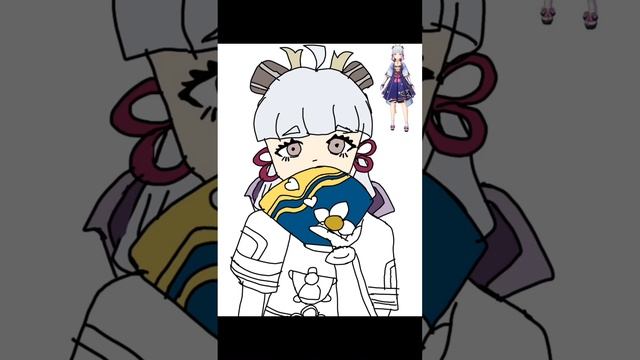 Drawing Ayaka!|| Genshin Impact|| SpeedPaint|| Ibis Paint