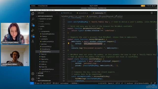 Building with Altheajs: Featuring Christian Borst, lead blockchain engineer смотреть онлайн