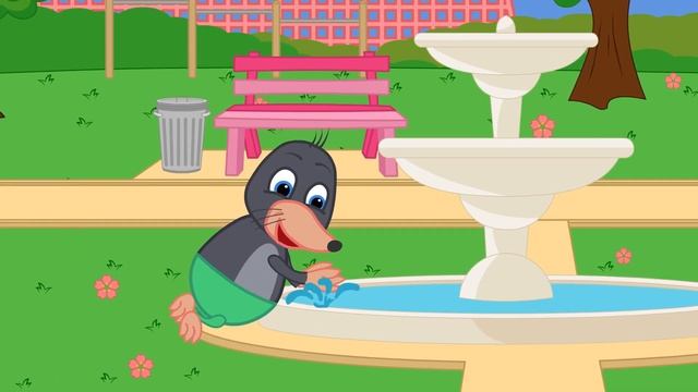 Benny Mole and Friends - Painted Rubik's Cube Cartoon for Kids смотреть онлайн