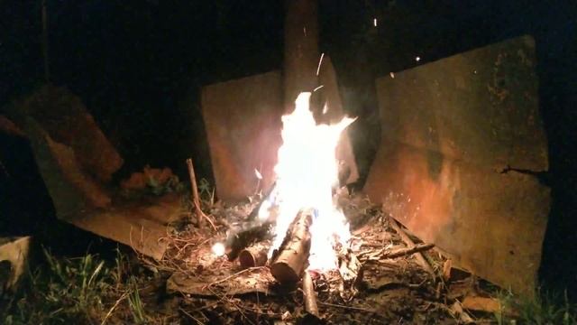 Ночной костер. Для медитаций. смотреть онлайн