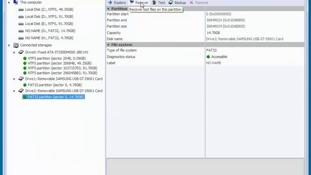 Raise Data Recovery for FAT video demo смотреть онлайн