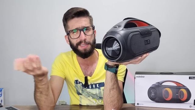 Caixa de som XDOBO VIBE PLUS 80W IPX5: Graves Fortes e SUBGRAVE SURREAL! (Unboxing) смотреть онлайн