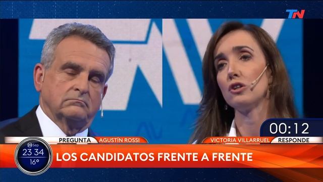 Agustín Rossi y Victoria Villarruel, frente a frente en el "Debate en A2V" смотреть онлайн