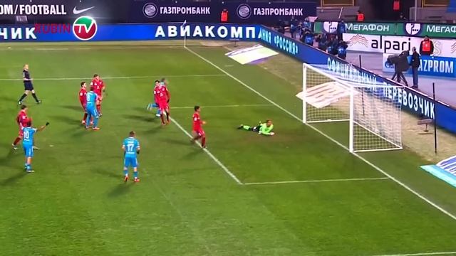 «Зенит» - «Рубин». Лучшие моменты матча смотреть онлайн