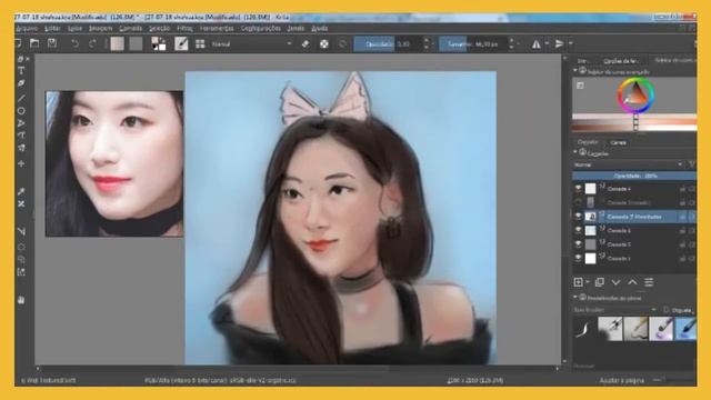 (G)I-dle Shuhua Speedpaint | Kpop fanart смотреть онлайн