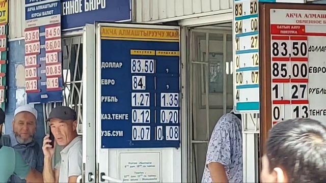 Курс валют 6-июль 2022 ж. Бугунку курс / Жанылыктар / доллар, рубль ж.б. Жалал - Абад / Кыргызстан смотреть онлайн