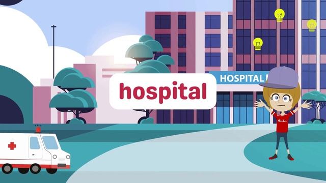 Kids vocabulary words | Places in a town vocabulary | Workplace English | Learn english for kids смотреть онлайн