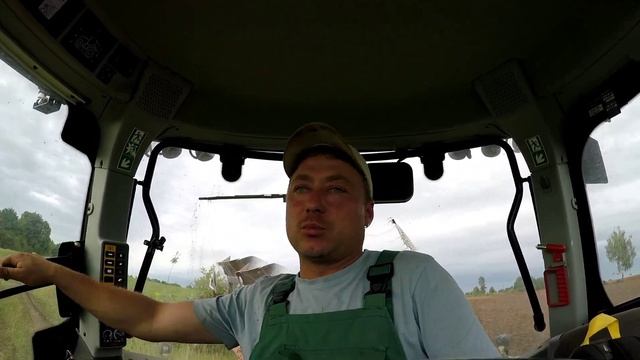 ПОСЕВ РАПСА #claasaxion #латвия смотреть онлайн