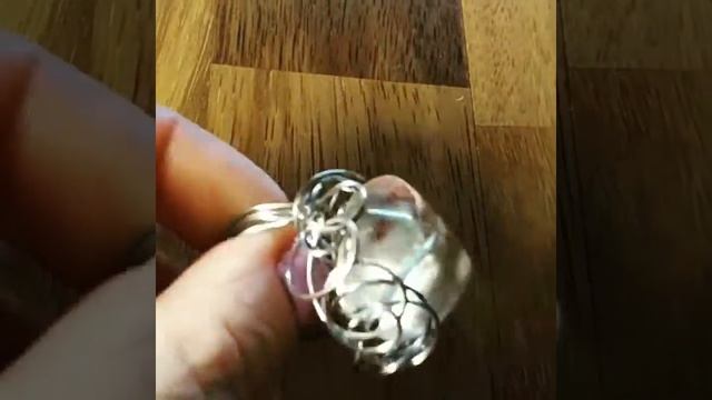 Коктейльное кольцо с горным хрусталем смотреть онлайн
