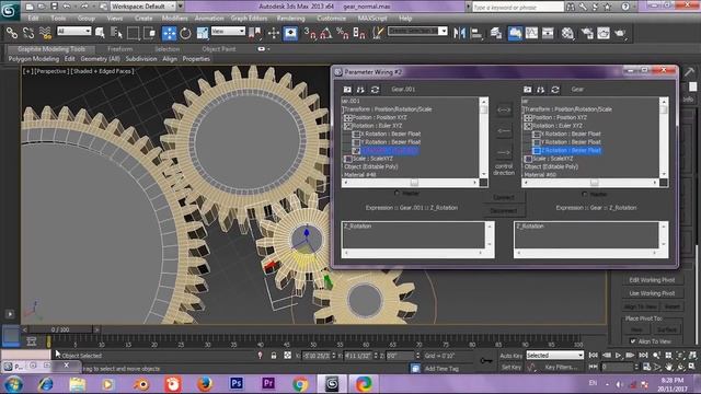 Rigging in 3ds max gear rigging(HINDI) || Tutomator || Praveer Das || смотреть онлайн