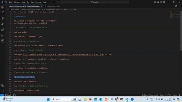 How to Install Tomcat on Ubuntu 24.04 LTS | Install Java on Ubuntu 24.04 LTS | Configure Tomcat 10 смотреть онлайн