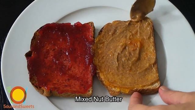 Mixed Nut Butter and Jam Toast (Toast Tuesday) смотреть онлайн