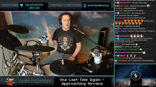 Approaching Nirvana - One Last Time Again (Drum Cover) -- The8BitDrummer смотреть онлайн