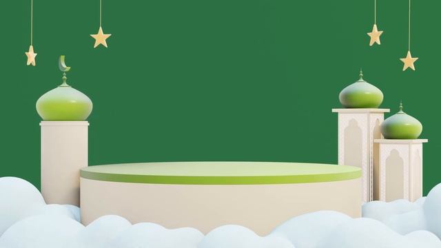 Ramadan Background - Islamic Podium Decoration | Free Stock Footage смотреть онлайн