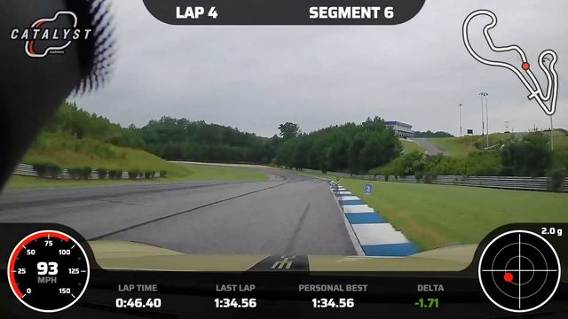 Atlanta Motorsports Park PCA 1:32:46 981 Cayman S смотреть онлайн