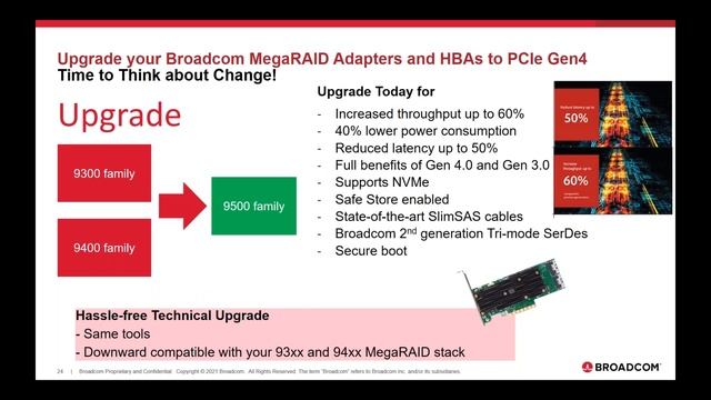 Broadcoms Transition zur nächsten Generation Tri Mode und NVMe Controller sowie Netzwerk Produkt Up смотреть онлайн