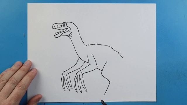 How To Draw A THERIZINOSAURUS