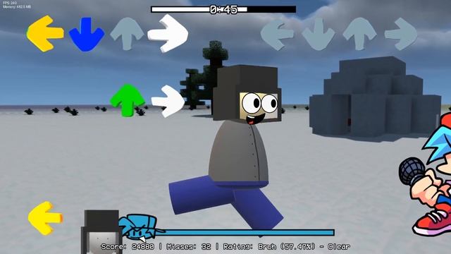 Я сделал свой мод по fnf! (Небольшой кусочек) #fnf #fnfmod