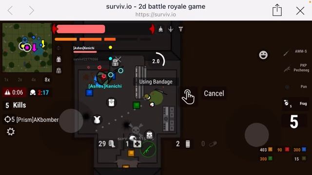 【surviv.io】50v50 Lone Survivr Compilation ft.Kenichi part9 смотреть онлайн