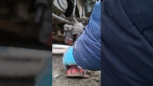 Калина1 Заклинило  поршень суппорта #ваз #support #vaz #lada #лада