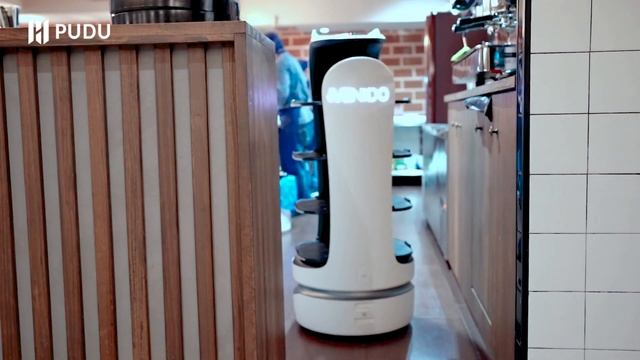 BellaBot works in restaurant in Spain | Pudu Robotics смотреть онлайн
